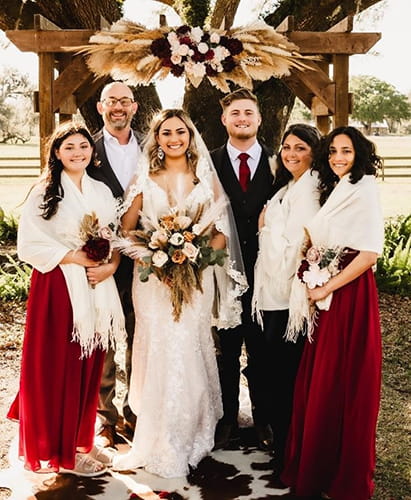 Jason and Family Wedding Photo